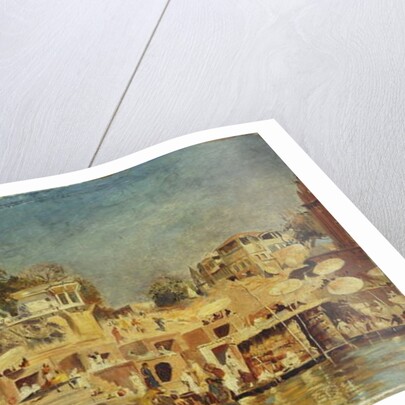 View of the Ghats at Benares, 1873 by Edwin Lord Weeks