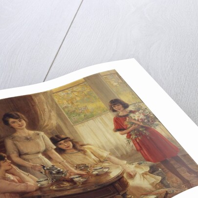 Tea Time; L'Heure du The, by Albert Lynch