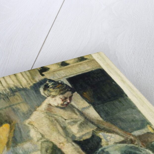 The Laundress; La Blanchisseuse, by Maximilien Luce