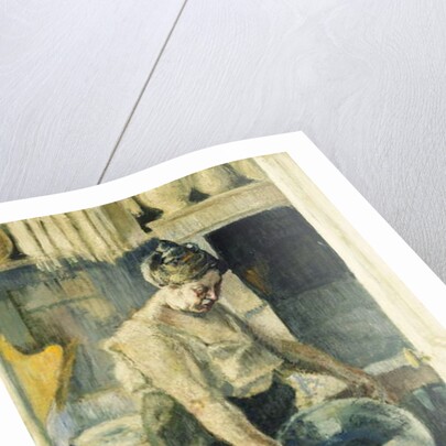 The Laundress; La Blanchisseuse, by Maximilien Luce