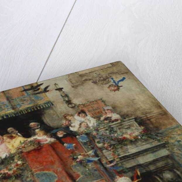 The Carnival in Rome; Il Carnevale di Roma, 1881 by Jose Benlliure y Gil