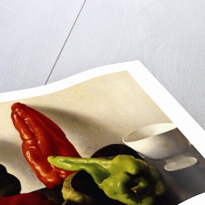 Still Life with Red and Green Peppers, 1924 by Arthur Segal