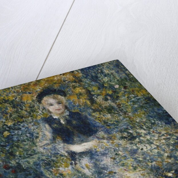 Young Girl on a Bench; La Jeune Fille au Banc, 1875 by Pierre Auguste Renoir