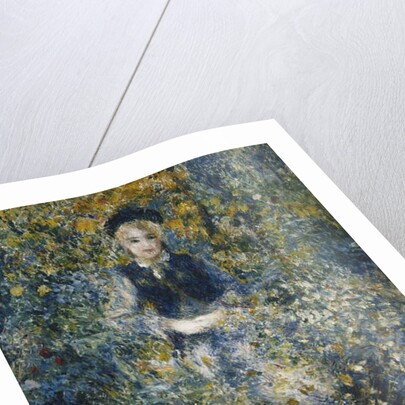 Young Girl on a Bench; La Jeune Fille au Banc, 1875 by Pierre Auguste Renoir