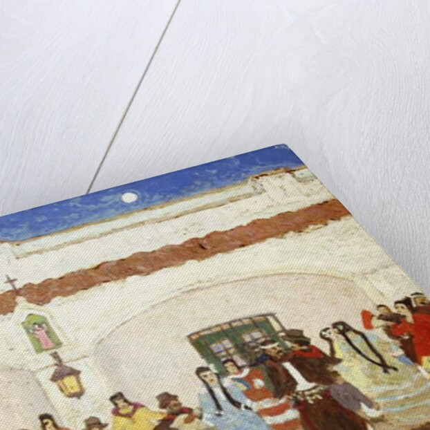 Dancing in the Patio; Baile en el Patio by Pedro Figari