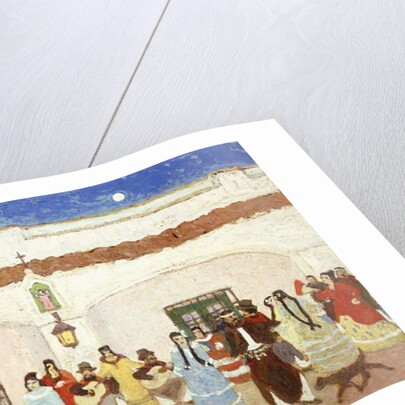 Dancing in the Patio; Baile en el Patio by Pedro Figari