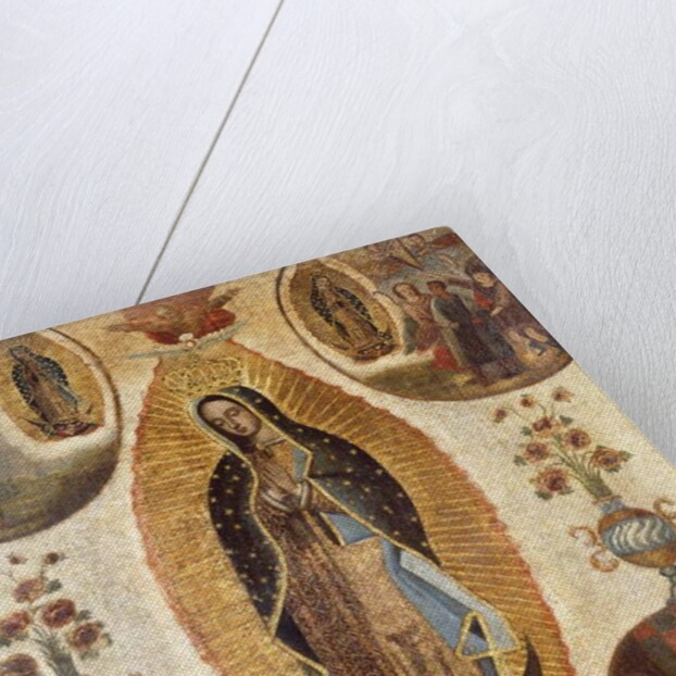 Our Lady of Guadalupe; Nuestra Senora de Guadalupe by Mexican School