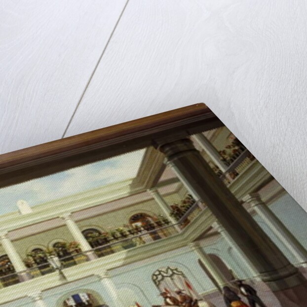 Courtyard View; Vista del Patio by Jose Agustin Arrieta