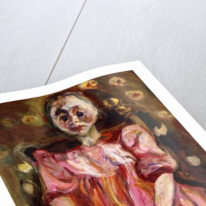 The Little Girl in Pink; La Petite Fille en Rose, 1923-1924 by Chaim Soutine