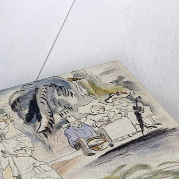 In Florida; En Floride, c.1917 by Jules Pascin