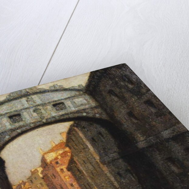 Venice - the Bridge of Sighs; Venise - Le Pont des Soupirs, 1914 by Henri Eugene Augustin Le Sidaner