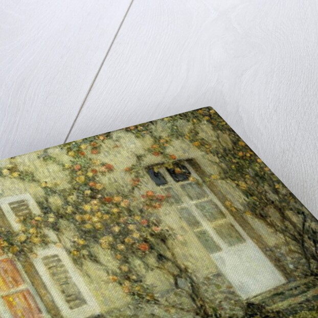 The House of Roses by Henri Eugene Augustin Le Sidaner