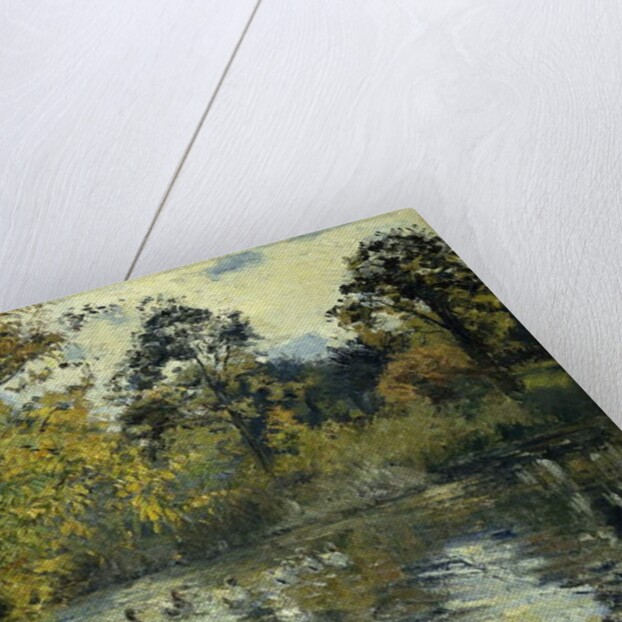 The Pond at Montfoucault; L'Etang de Montfoucault, 1874 by Camille Pissarro