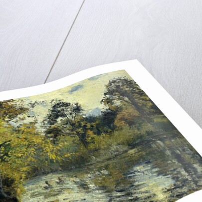 The Pond at Montfoucault; L'Etang de Montfoucault, 1874 by Camille Pissarro