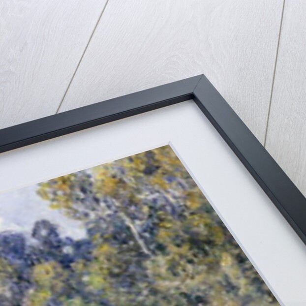 Huts on the Edge of the Canal du Loing with Sun Shining; Cabanes au Bord du Canal du Loing-effet de Soleil, 1896 by Alfred Sisley