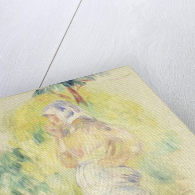 Young Peasant Eating an Apple by Pierre Auguste Renoir