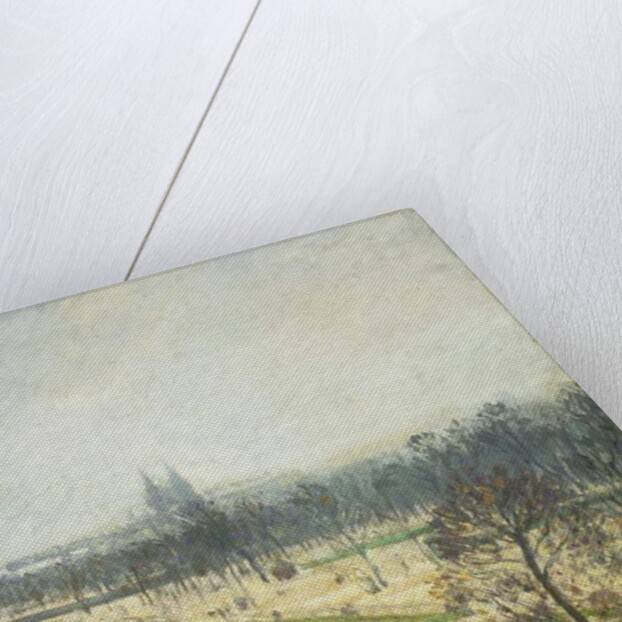 The Tuileries Ponds, Mist; Le Bassin des Tuileries, Brume, 1900 by Camille Pissarro