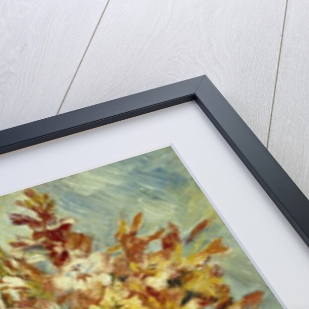 Gladioli in Blue Vase; Glaieuls au Vase Bleu, 1884 by Pierre Auguste Renoir