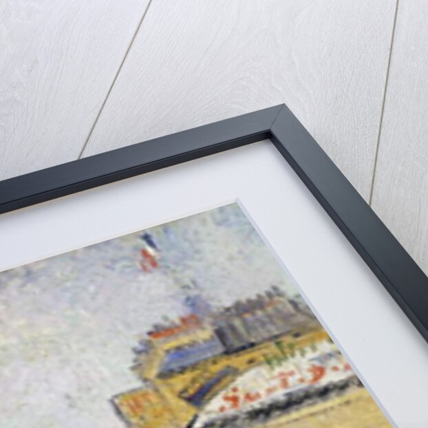 Bastille Day on Rue de Clignancourt, Paris; La Quartorze Juillet a Paris, la Rue de Clignancourt by Gustave Loiseau