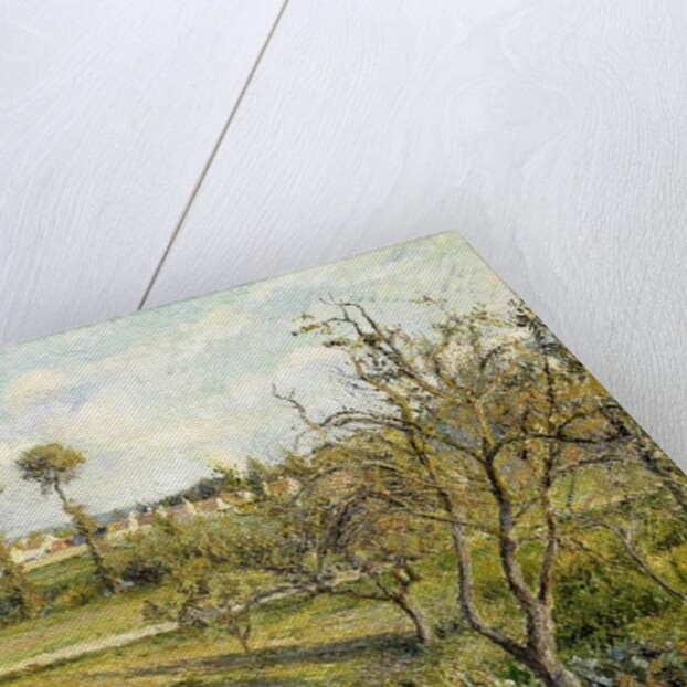 Sunset at Valhermeil, near Pontoise, 1880 by Camille Pissarro