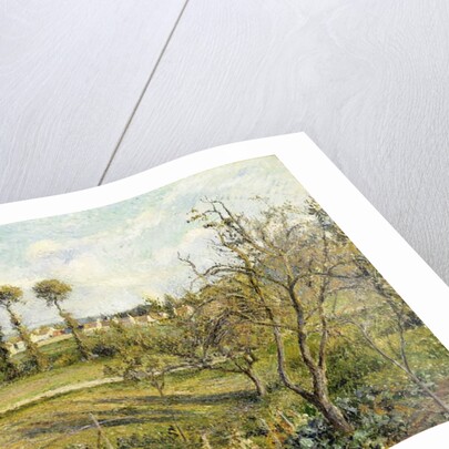 Sunset at Valhermeil, near Pontoise, 1880 by Camille Pissarro