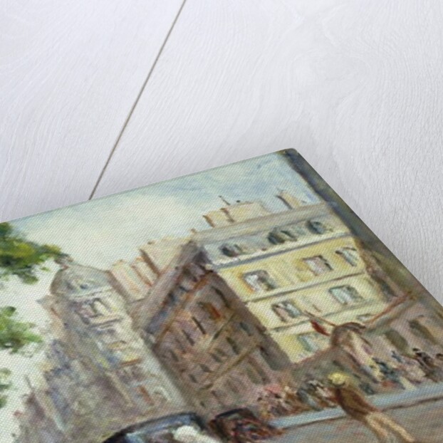 Street Scene in Paris; Scene de Rue a Paris, 1935-37 by Maximilien Luce