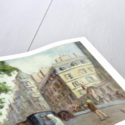 Street Scene in Paris; Scene de Rue a Paris, 1935-37 by Maximilien Luce