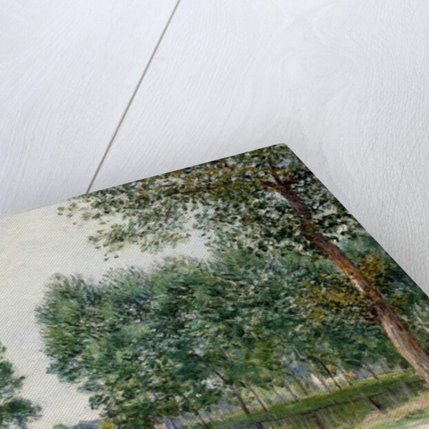 The Saint-Mammes Path, Morning; Le Chemin de Saint-Mammes, le Matin, 1890 by Alfred Sisley