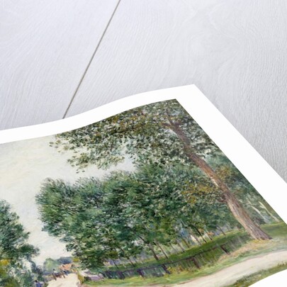 The Saint-Mammes Path, Morning; Le Chemin de Saint-Mammes, le Matin, 1890 by Alfred Sisley