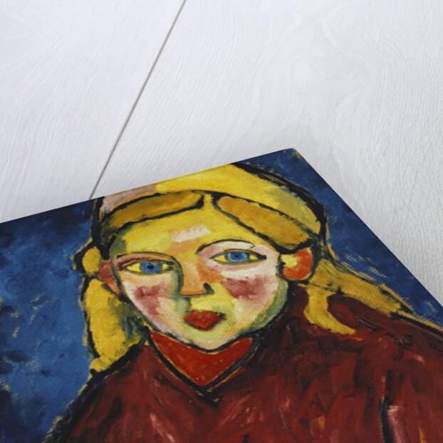 Child with Blue Eyes; Kind mit Blauen Augen, 1912 by Alexej von Jawlensky