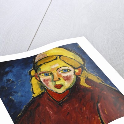 Child with Blue Eyes; Kind mit Blauen Augen, 1912 by Alexej von Jawlensky