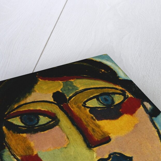 Blue Mouth; Blauer Mund, 1917 by Alexej von Jawlensky
