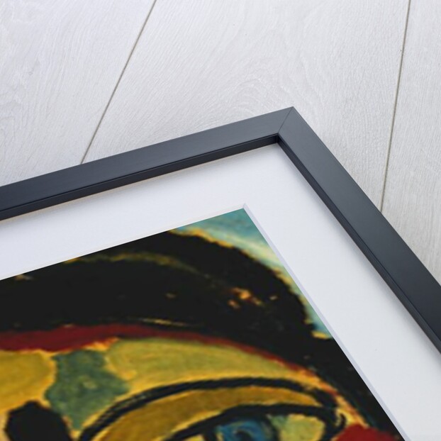 Blue Mouth; Blauer Mund, 1917 by Alexej von Jawlensky