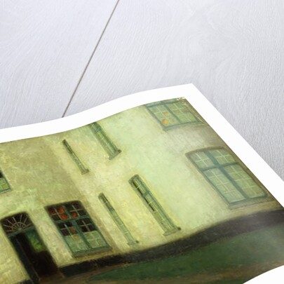 Corner of the Beguines Houses; Coin de Beguinage, 1898 by Henri Eugene Augustin Le Sidaner