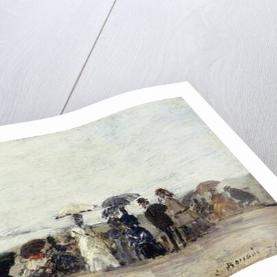 Trouville, Beach Scene; Trouville Scene de Plage, 1879 by Eugene Louis Boudin