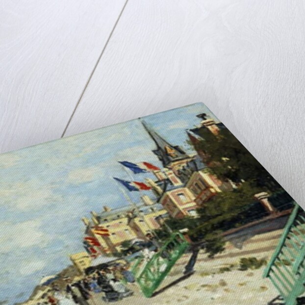 The Beach at Trouville; La Plage a Trouville, 1870 by Claude Monet