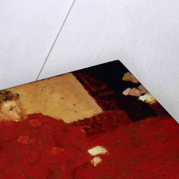Woman in Red, Sitting; Femme en Rouge Assise, c.1892 by Edouard Vuillard