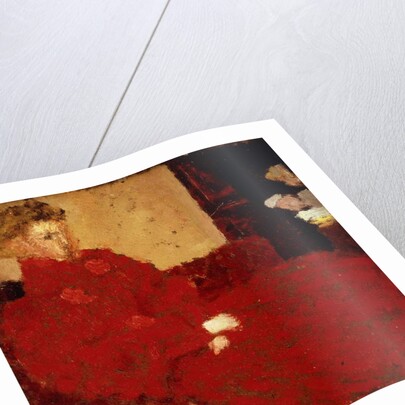 Woman in Red, Sitting; Femme en Rouge Assise, c.1892 by Edouard Vuillard