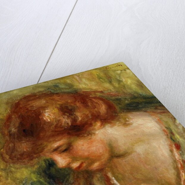 Profile of Andree with Head Bowed; Profil d'Andree Penchee, c.1917 by Pierre Auguste Renoir
