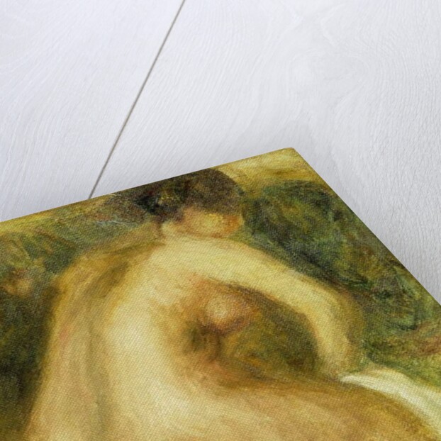 Nude Woman Bathing; Femme Nue Assise, 1910 by Pierre Auguste Renoir