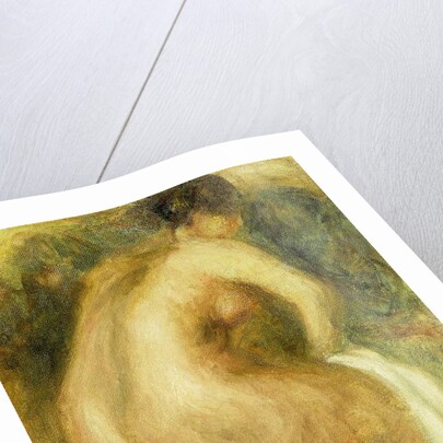 Nude Woman Bathing; Femme Nue Assise, 1910 by Pierre Auguste Renoir