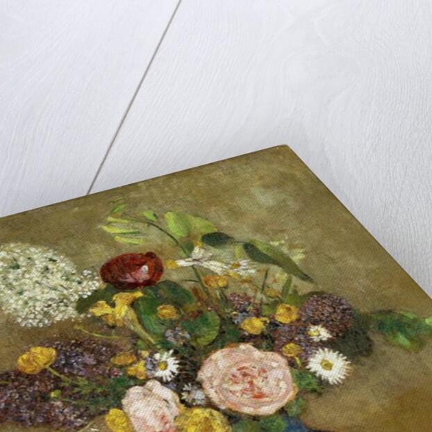 Vase of Flowers; Vase de Fleurs, by Odilon Redon