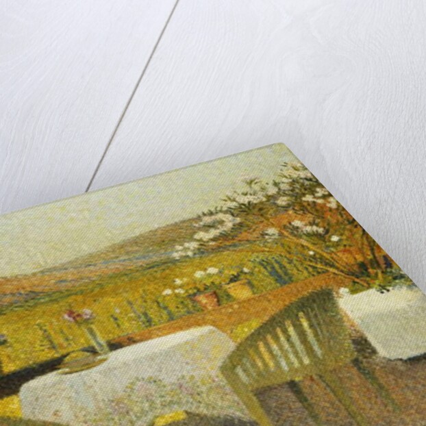 The Terrace at Marquayrol; Le Terrasse de Marquayrol, 1920 by Henri Jean Guillaume Martin