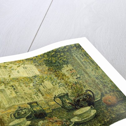 The Stone Table; Le Table de Pierre, 1919 by Henri Eugene Augustin Le Sidaner