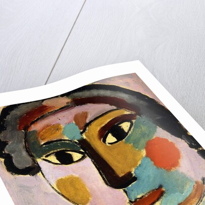 Head; Kopf, c.1916 by Alexej von Jawlensky