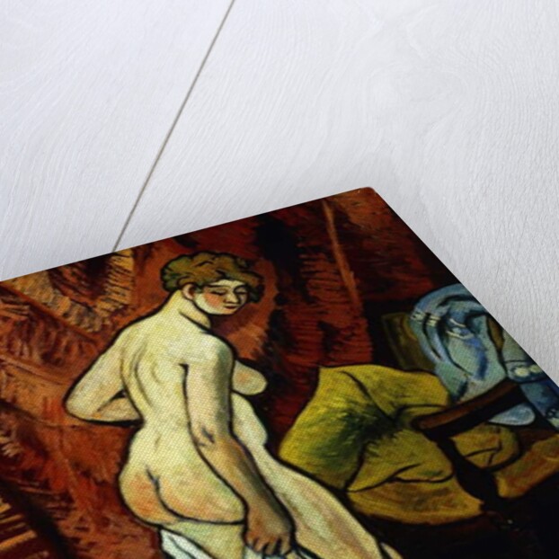 Standing Nude with Towel by Marie Clementine Valadon