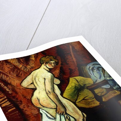 Standing Nude with Towel by Marie Clementine Valadon