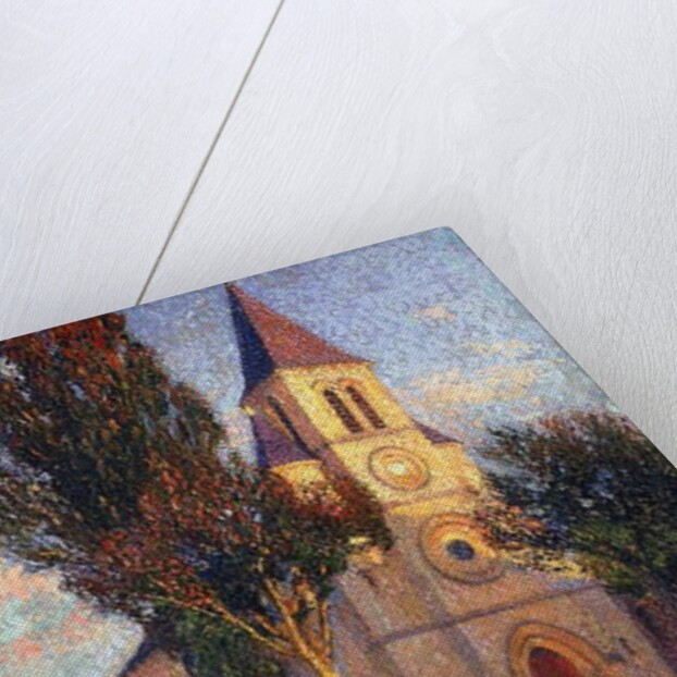 The Church at Labastide du Vert; L'Eglisede la bastide du Vert, by Henri Jean Guillaume Martin