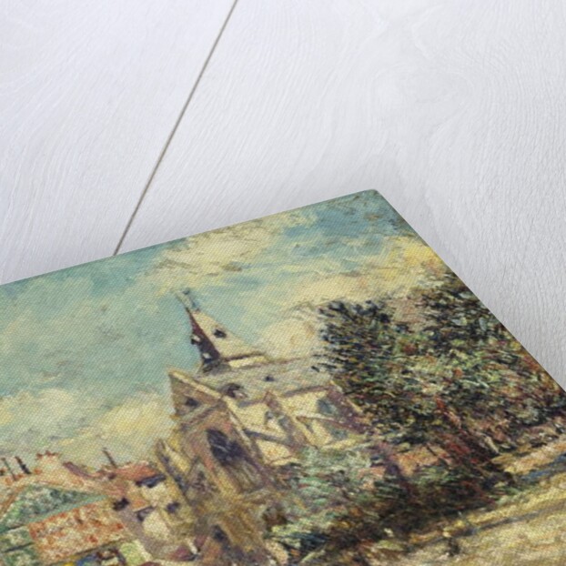 The Church of Saint Medard and the Mouffetard Road in Paris by Gustave Loiseau