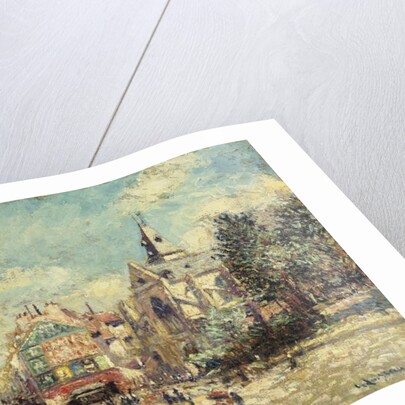 The Church of Saint Medard and the Mouffetard Road in Paris by Gustave Loiseau